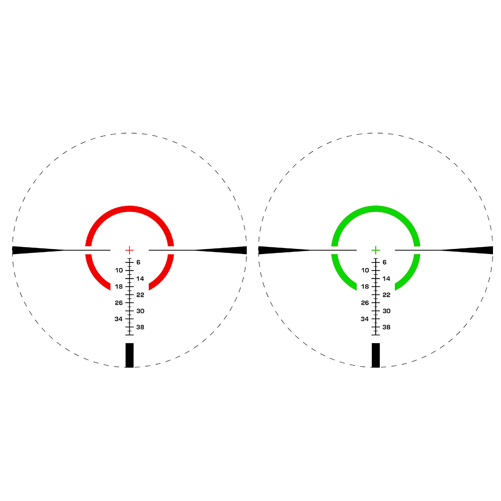 THE STRIKE MOA RETICLE reticle view